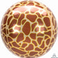 Giraffe Print Orbz Balloon