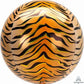 Tiger Print Orbz Balloon
