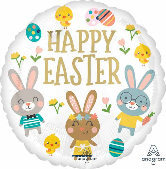 Easter Garden Party Foil Balloon