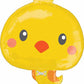 Cute Easter Spring Yellow Chick Supershape Balloon
