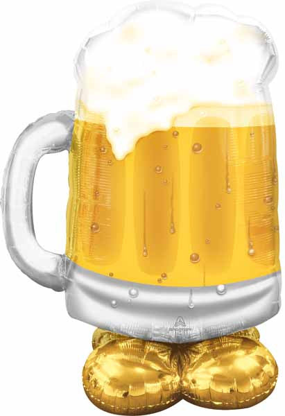 Huge Beer Mug Balloon Air Filled Airloonz