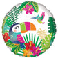 Tropical Paradise Round Foil Balloon