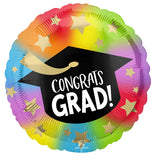 Bright & Wonderful Congrats Grad Foil Balloon