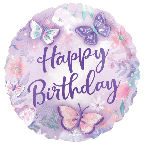 Butterflies Birthday Balloon