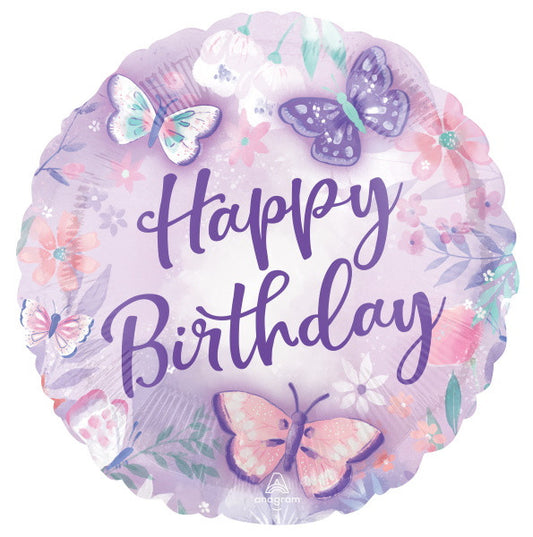 Butterflies Birthday Balloon