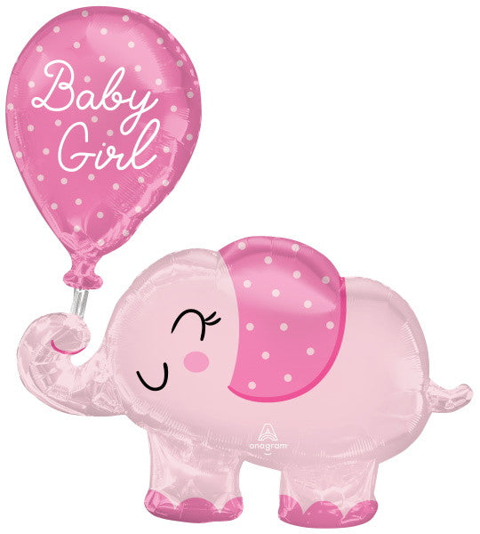 31" Baby Girl Foil Balloon