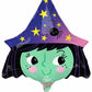 Mini Witch Balloon On a Stick