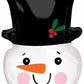 23" Smiling Snowman Foil Balloon