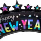 Happy New Year Banner Balloon Jumbo