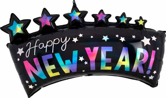 Happy New Year Banner Balloon Jumbo