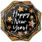 Happy New Year Hexagon Foil Balloon