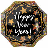 Happy New Year Hexagon Foil Balloon