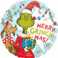 Merry Christmas Grinch Foil Balloon