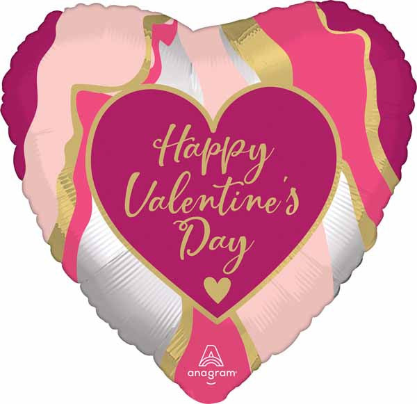 Heart Shaped Foil Balloon Valentine's Day