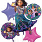 Anagram Disney Encanto 5 Foil Balloons Bouquet Birthday Party Decor
