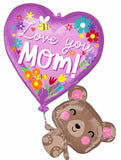 Cute Bear Mother's Day Jumbo Foil Balloon