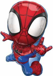 Friendly Spidey Spider-Man In Action Supershape Foil Balloon