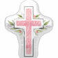 Pink Cross First Communion Foil Balloon
