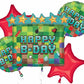 Anagram Pixel Party Gaming Happy Birthday Balloon Bouquet Arrangement 5 Foil Balloons