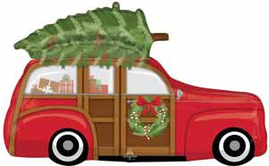 Station Wagon Supershape Foil Balloon