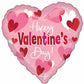 Happy Valentine's Day Playful Hearts Helium Balloon