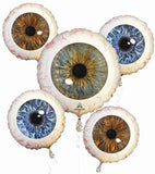 creepy eyeballs balloon bouquet