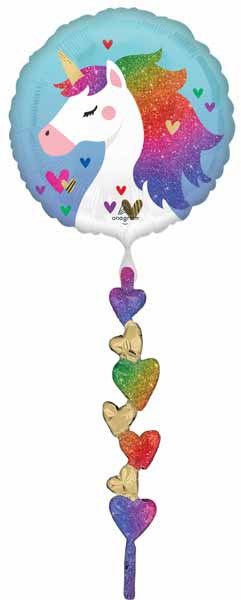 Unicorn Airwalker Rainbow Balloon
