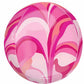 Pink Macro Marbles Foil Balloon