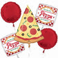 Pizza party Balloon Bouquet Slice and Box
