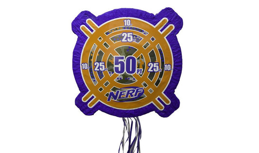 Nerf Shaped Drum Pull Pinata