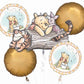 Winnie The Pooh Helium Balloon Bouquet