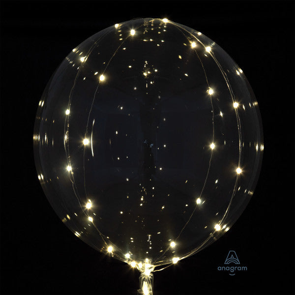 LED Light Up Clear Balloon With Light Up String