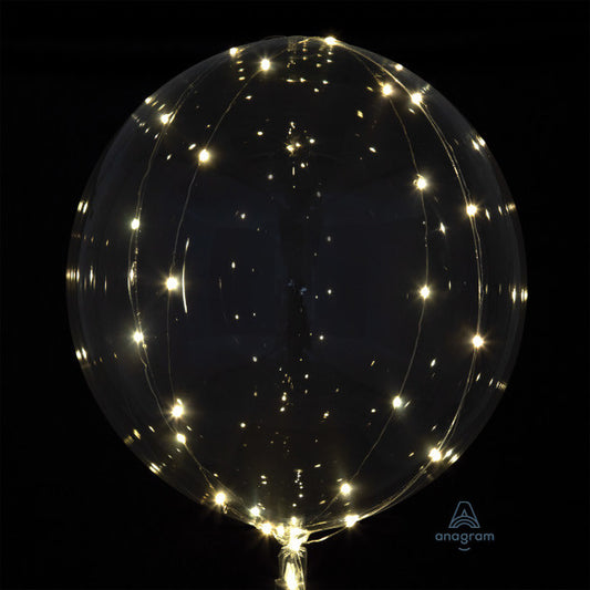 LED Light Up Clear Balloon With Light Up String