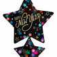 Happy New Year Starlight 37" Supershape Balloon
