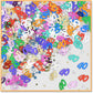 Number 40 & Stars Party Confetti Decoration Multi-Color 1/2oz