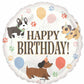 Pawsome Party 18" Round Foil Balloon