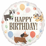 Pawsome Party 18" Round Foil Balloon