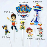 Paw Patrol Cake Topper 4/PCS