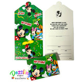 Mickey Mouse Birthday Invitations 6/CT