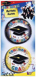 Congrats Grad Pin Buttons
