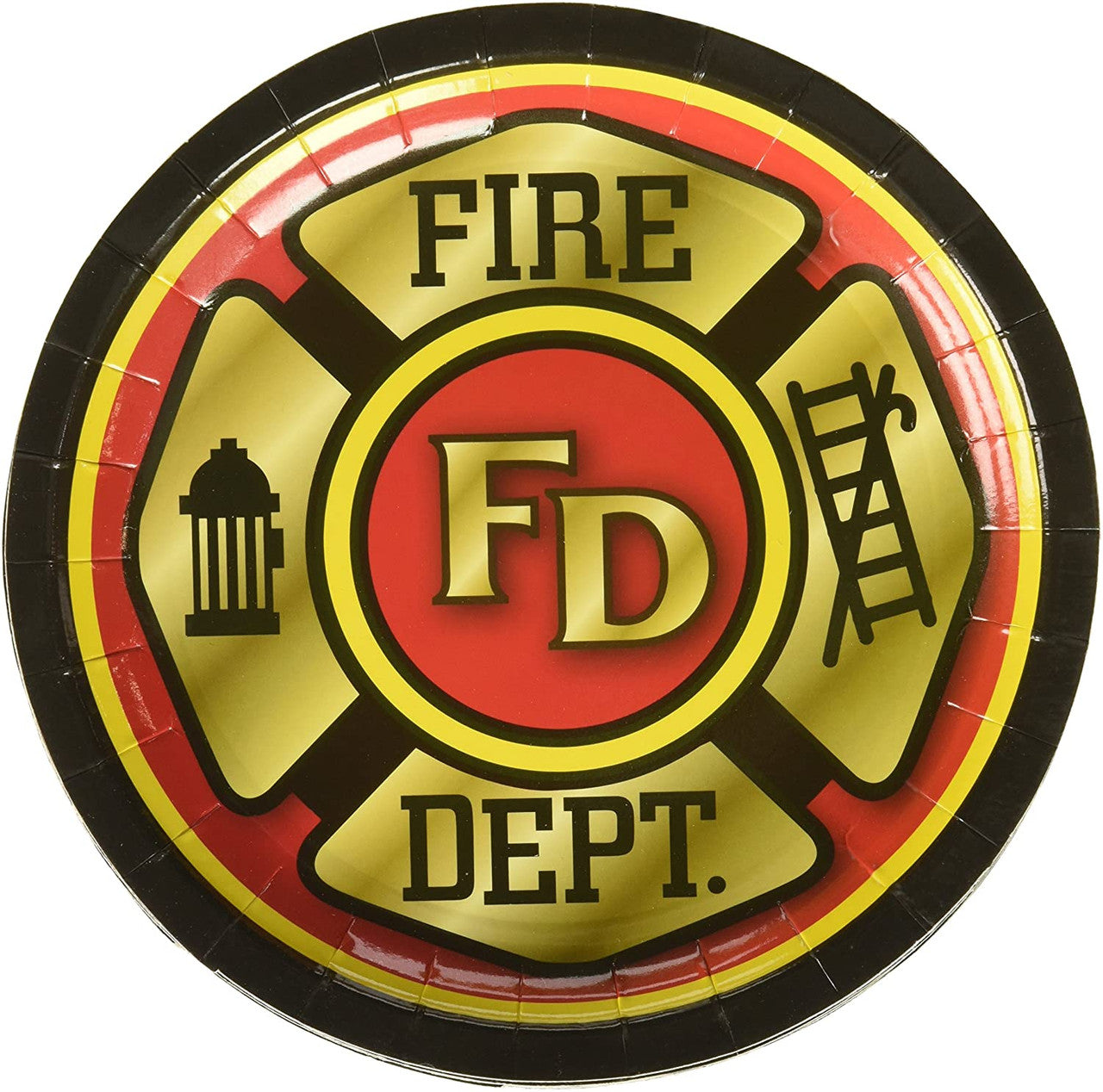 Fire Department Dessert Plates