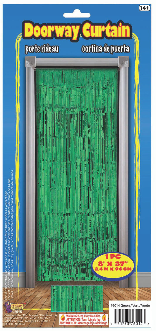 Green Doorway Backdrop Tinsel