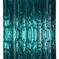 Teal Tinsel Curtain Backdrop Doorway Decor