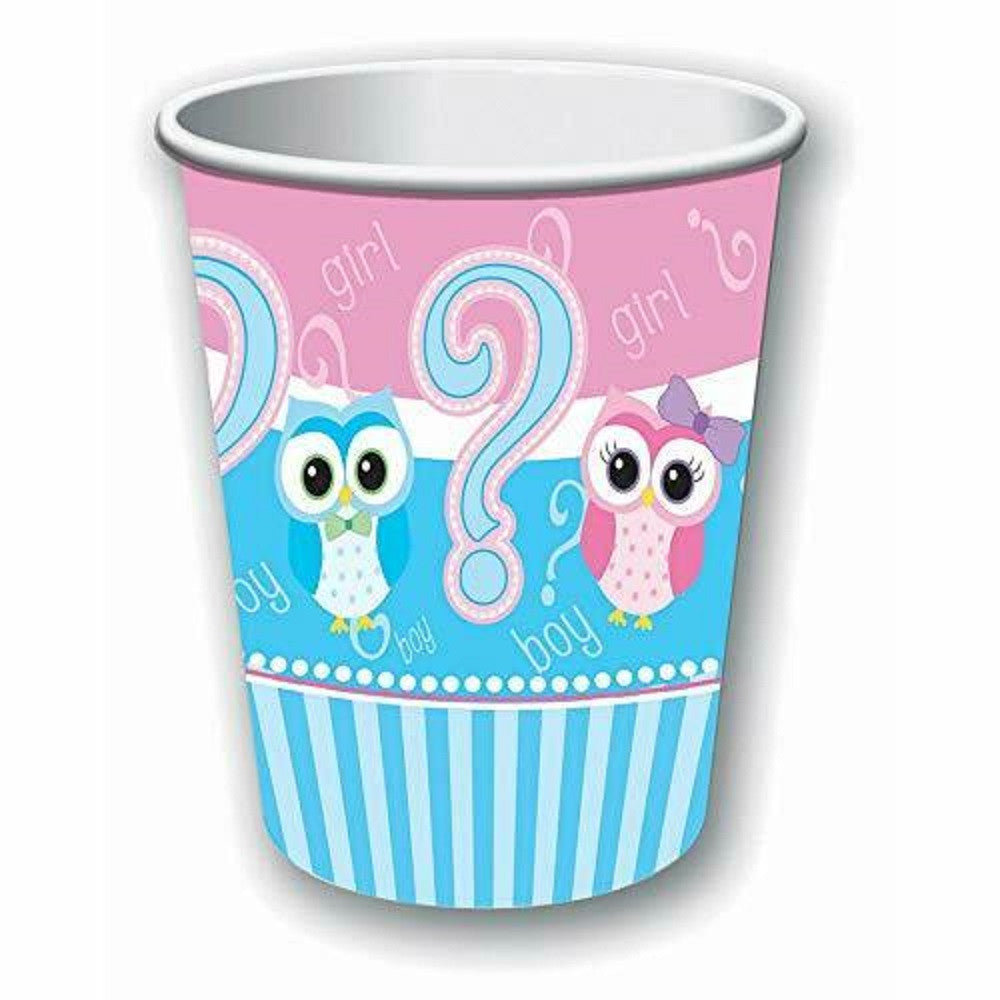 Gender Reveal Paper Cups