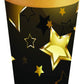 Generic black and gold stars paper cups