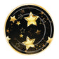 Gold stars small paper plates