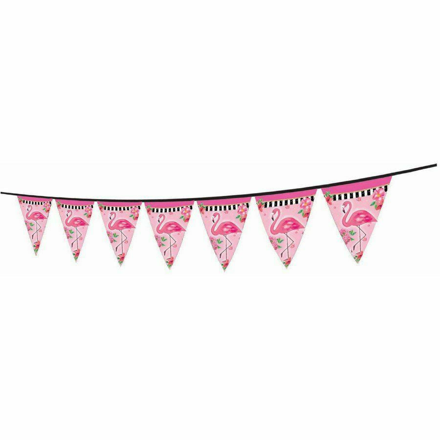 Pink Flamingo Banner Decoration