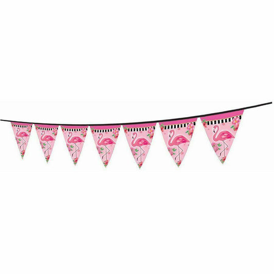 Pink Flamingo Banner Decoration