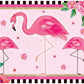 Pink Flamingo Party Table Decoration