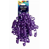 Purple Curly Bow For Gift Birthday Party Special Occasion
